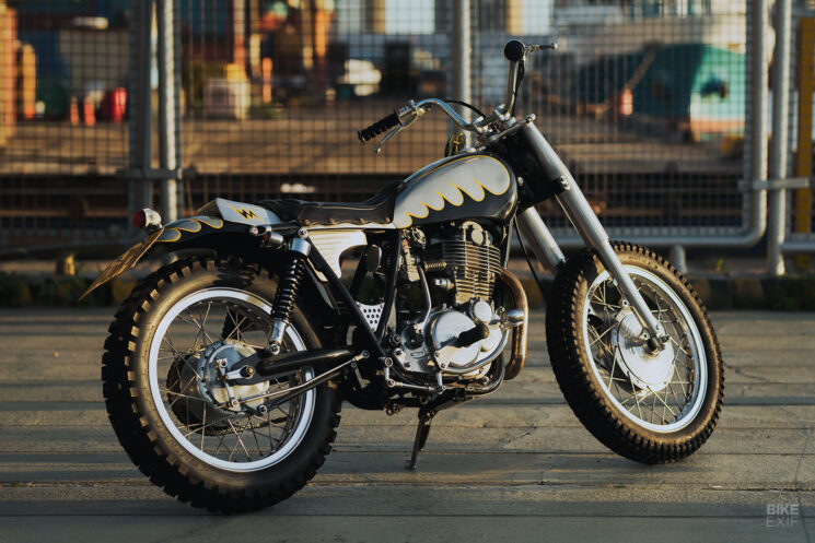 Custom Yamaha SR400 by Ken Ken Motorcycles