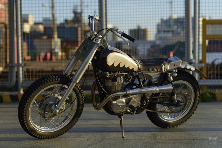 Custom Yamaha SR400 by Ken Ken Motorcycles