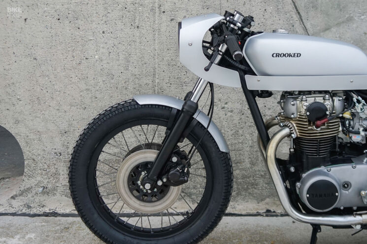 Yamaha XS650 café racer by Crooked Motorcycles