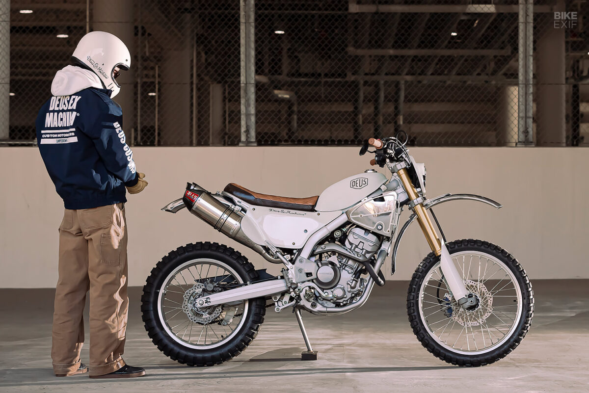 Skate Or Die: A Custom Honda CRF250L With A Skateboard Rack | Bike EXIF