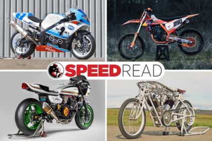 The latest motorcycle news, customs and race bikes.