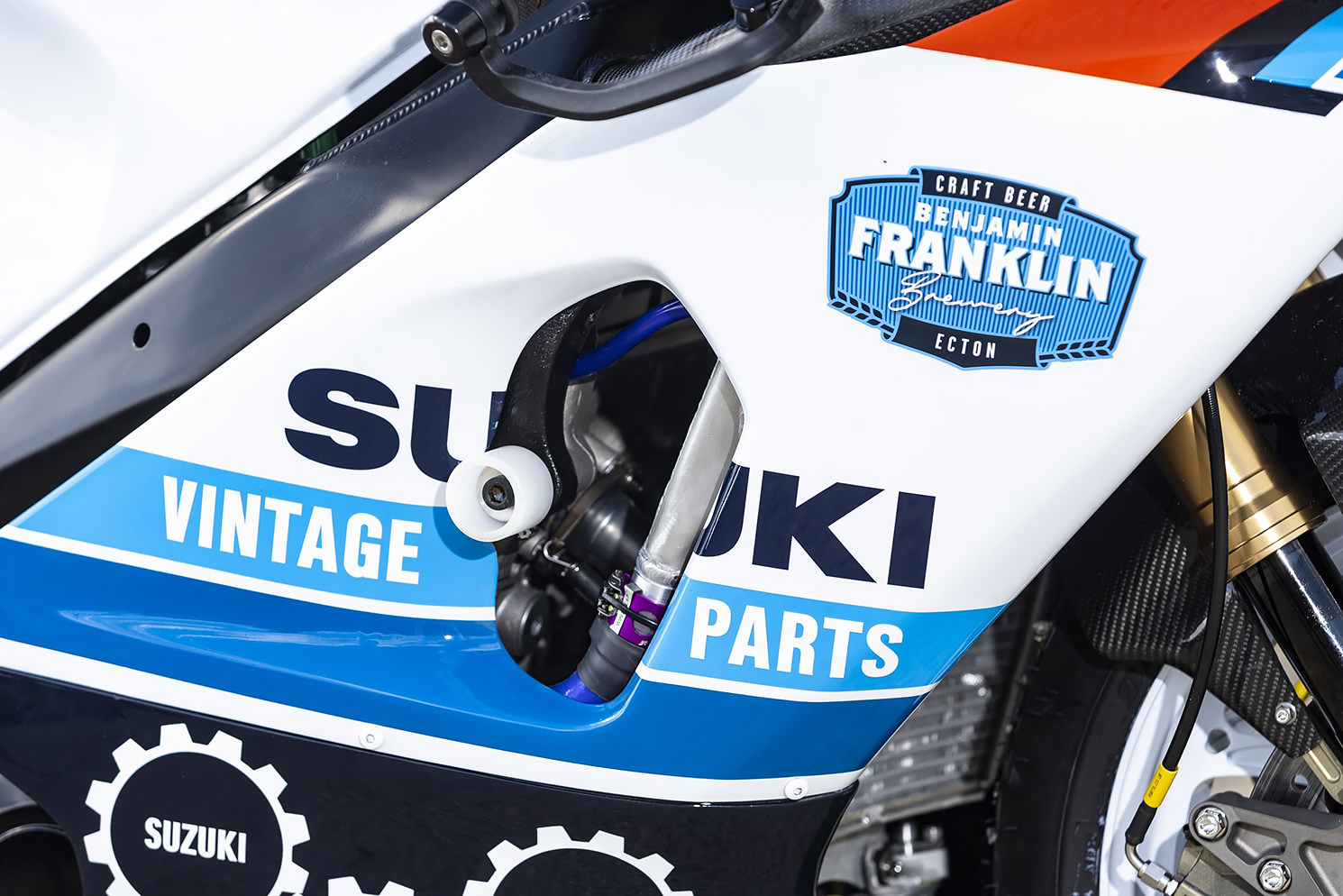Team Classic Suzuki GSX-R1000 endurance race bike