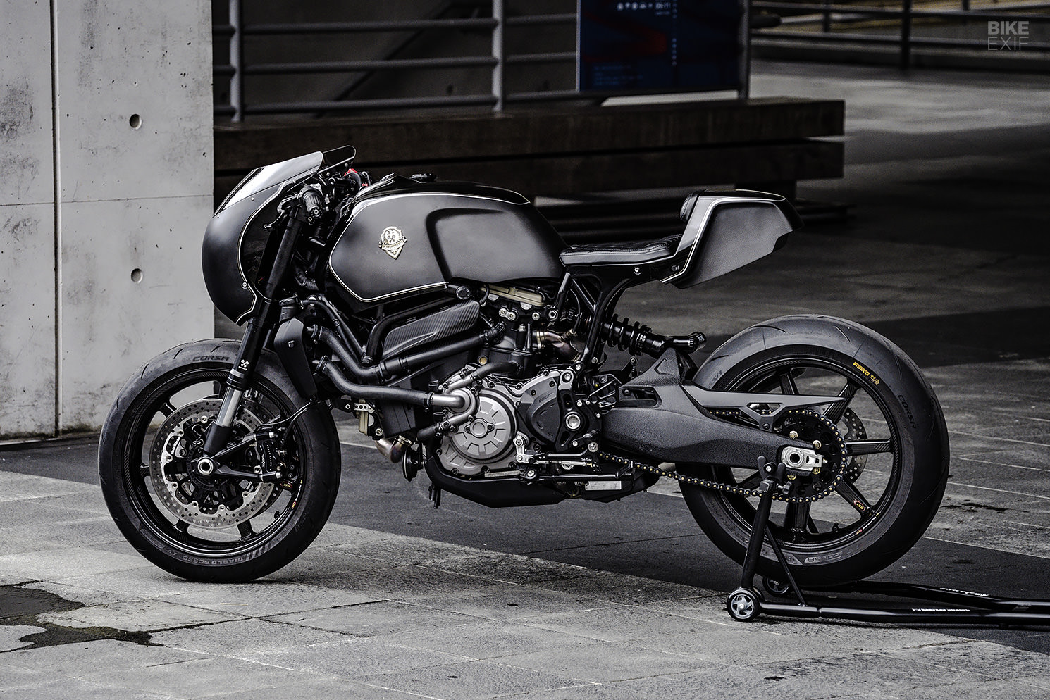The New Black: A Ducati Monster 821 by Rough Crafts | Bike EXIF