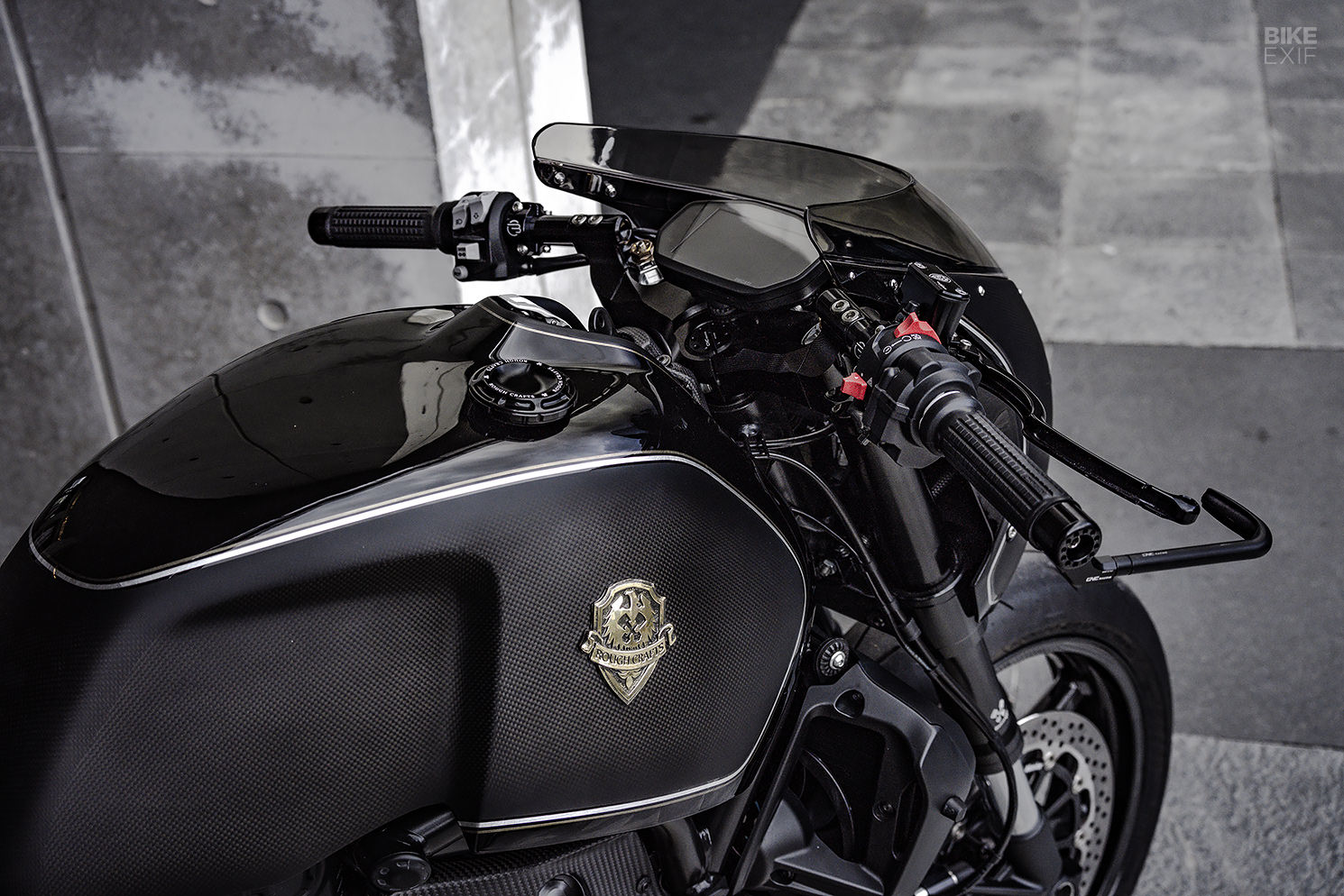 Ducati Monster 821 cafe racer by Rough Crafts
