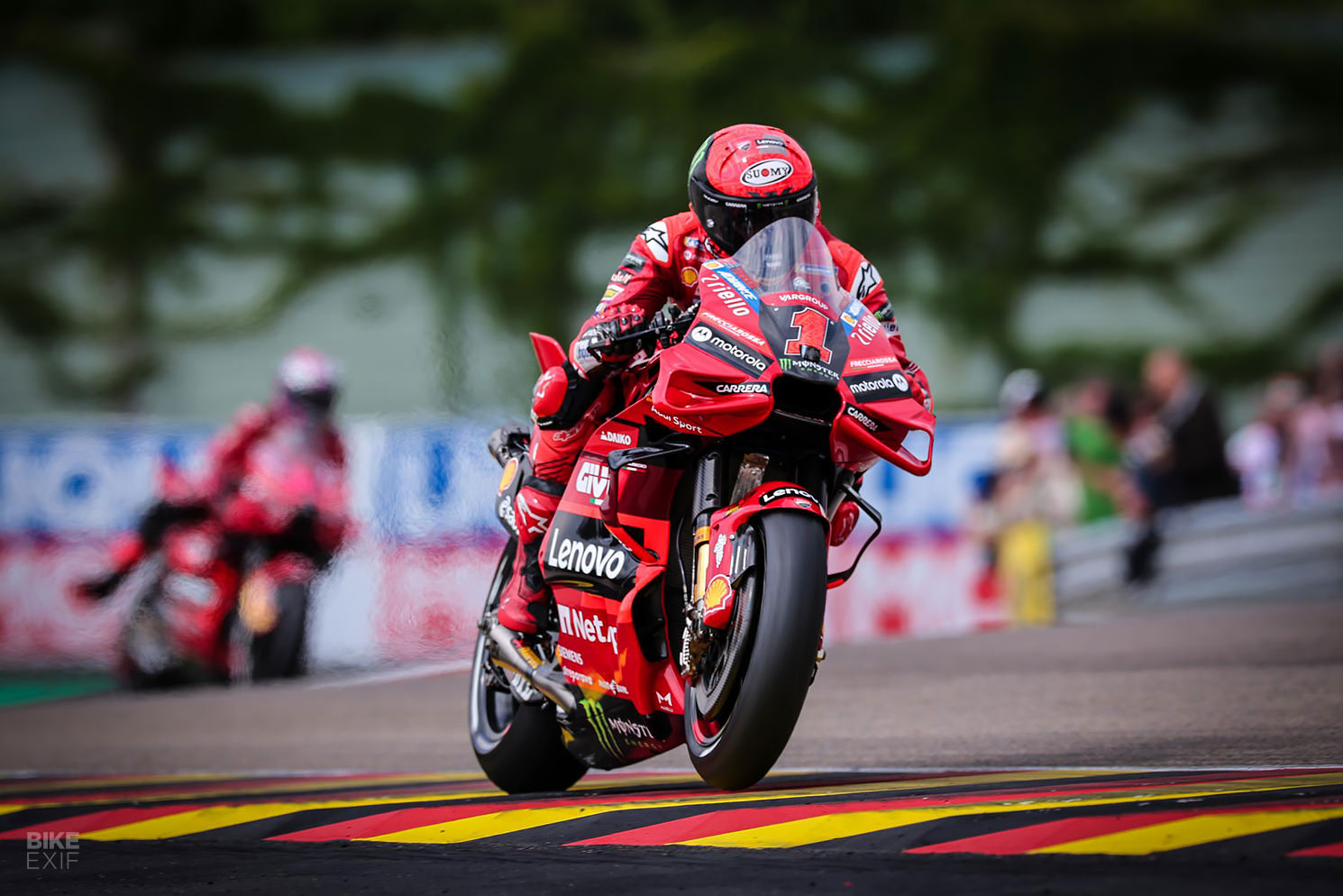 Francesco Bagnaia with Ducati MotoGP