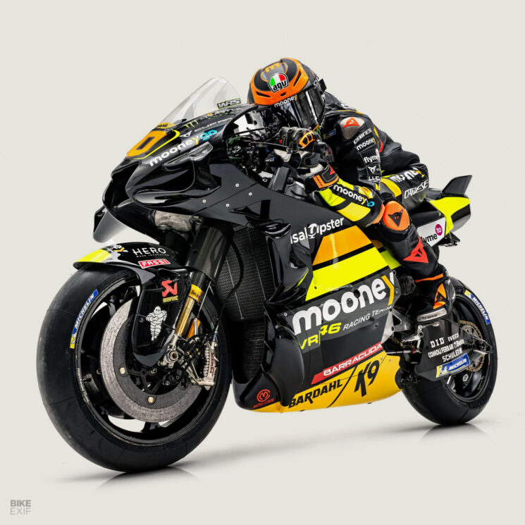 Mooney VR46 Racing MotoGP race bike