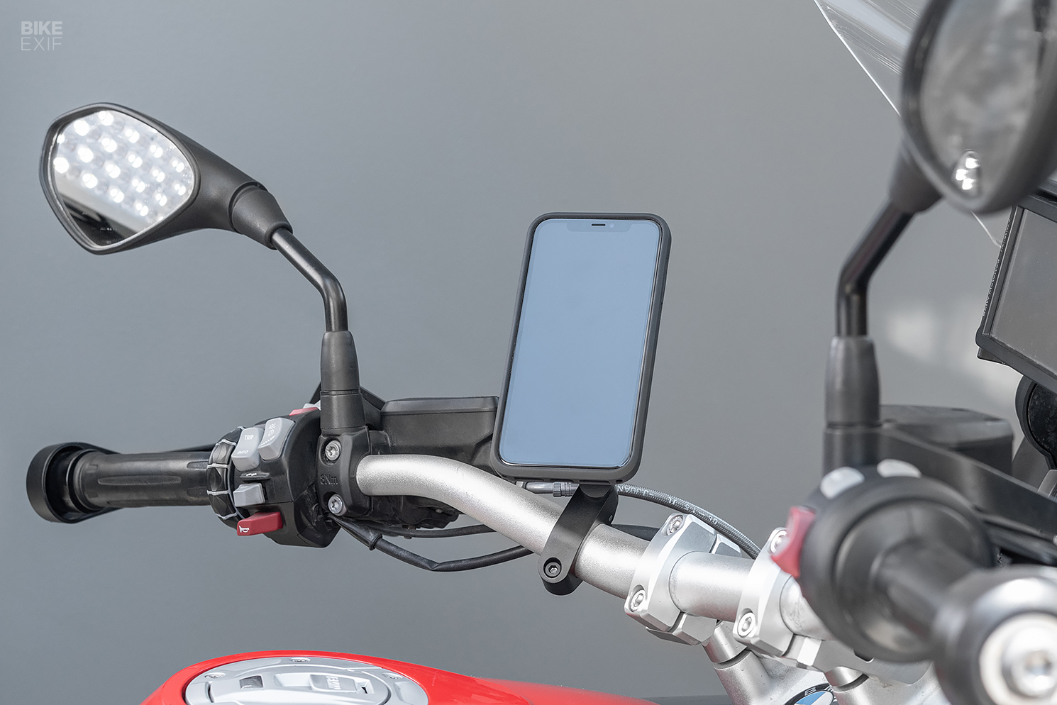 Motorcycle Phone Mount Stand Shock Absorbing Alternatively For Quad Lock