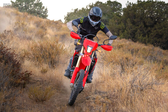 Built To Shred Best Street Legal Dirt Bikes For 2024   Honda Crf450rl 3 570x380 