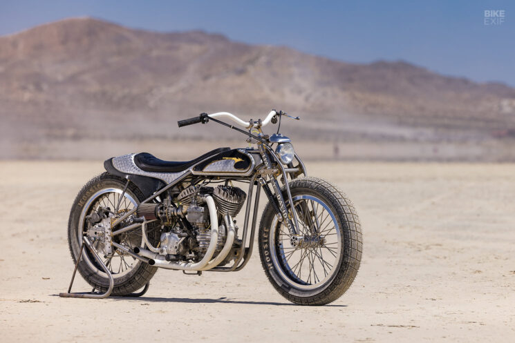 Vintage Harley-Davidson WL flat tracker by Cheetah