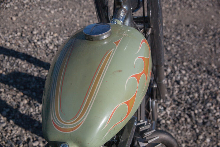 1950s Triumph Thunderbird chopper by Red Clouds Collective