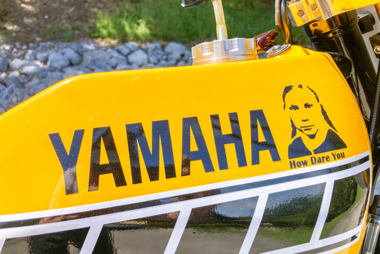 Yamaha Banshee-powered street tracker by Joe Banks