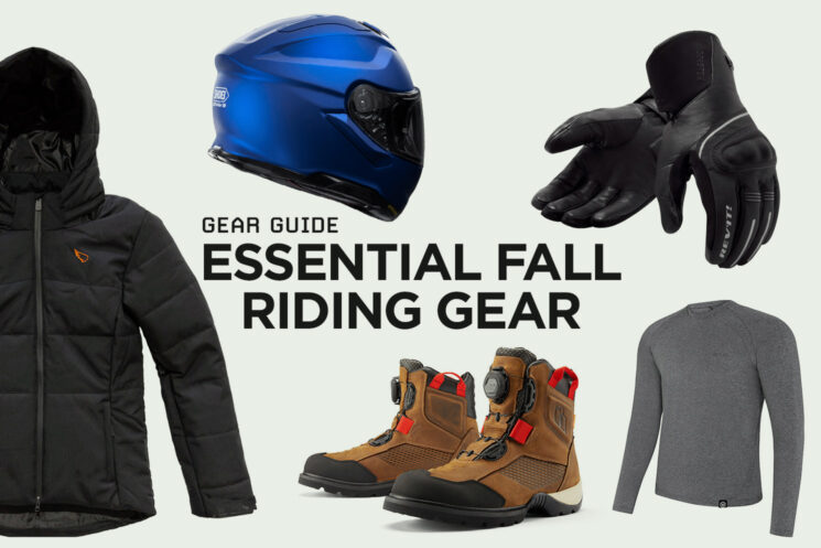 5 essential pieces of motorcycle gear for the fall