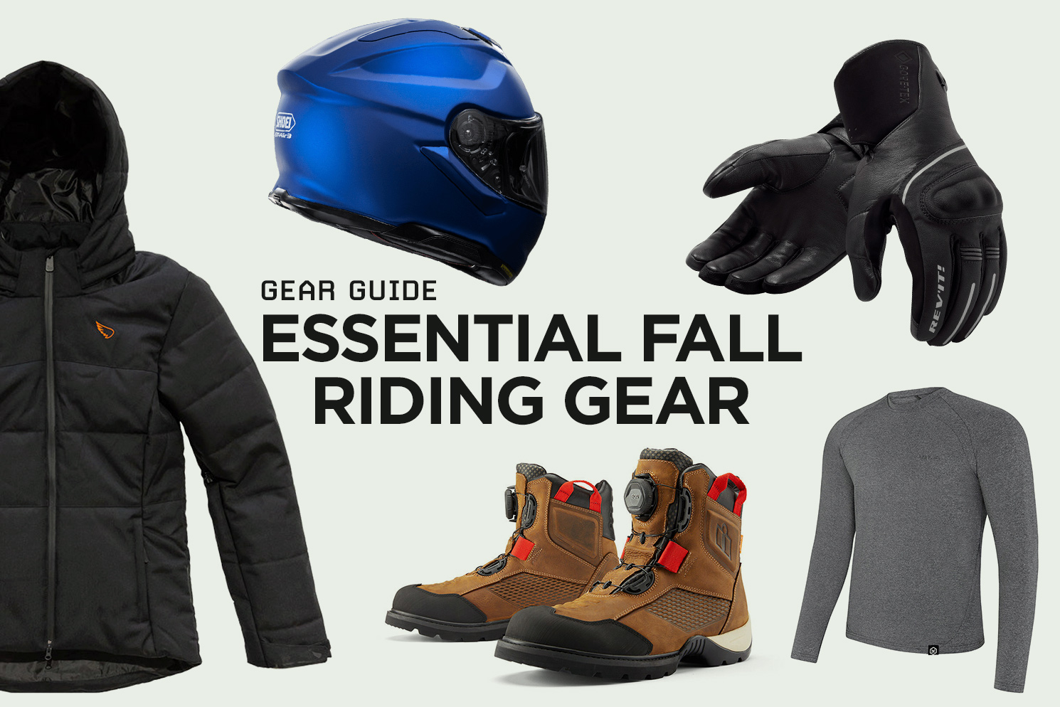 Gear guide: 5 essential pieces of motorcycle gear for the fall