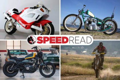 The latest motorcycle news, customs and rare icons.