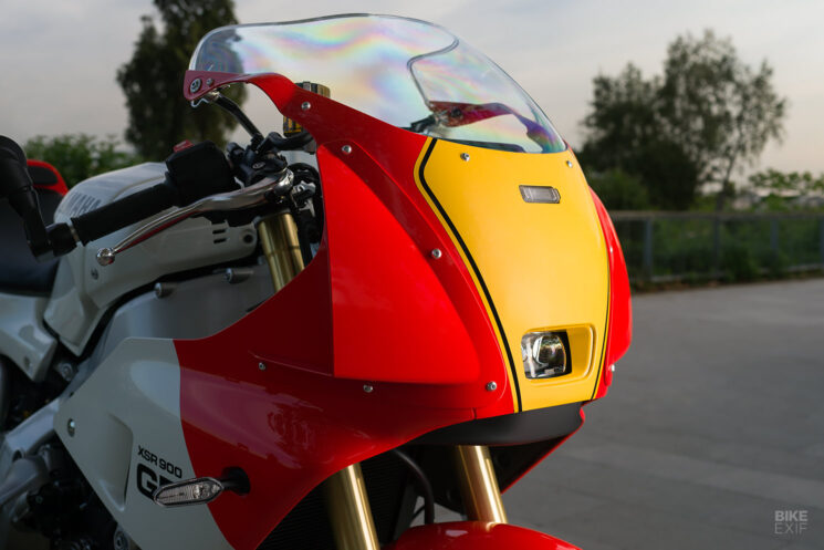 The new Yamaha XSR900 GP neo-retro motorcycle