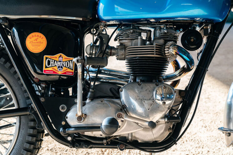 1967 Triumph TR6 Trophy desert sled by Greasy Knuckles