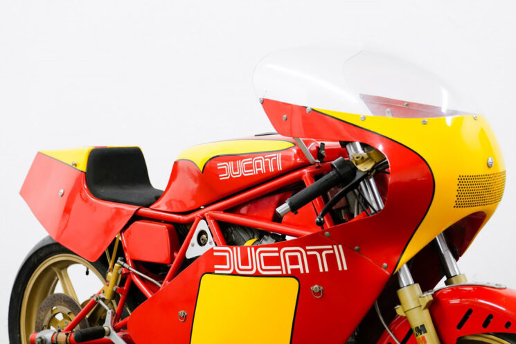1983 Ducati 600 TT2 at Moto Borgotaro