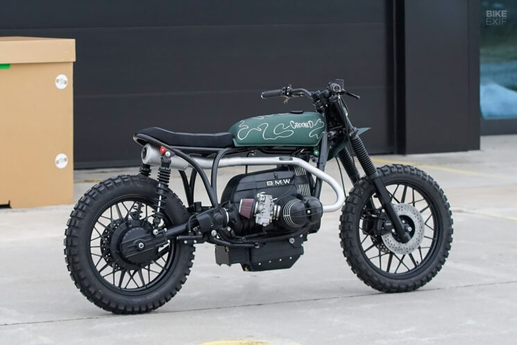BMW boxer scrambler by Crooked Motorcycles