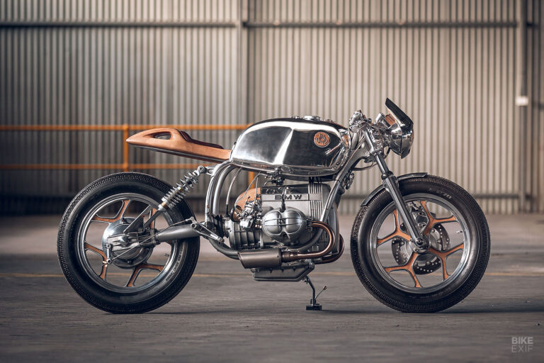 Ultraleicht: A custom BMW R65 trimmed with wood and aluminum | Bike EXIF