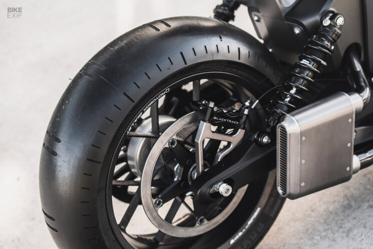 Custom Indian Scout by Blacktrack Motors and Bell & Ross watches