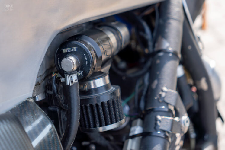 Turbocharged Honda CB400F by Rick Denoon