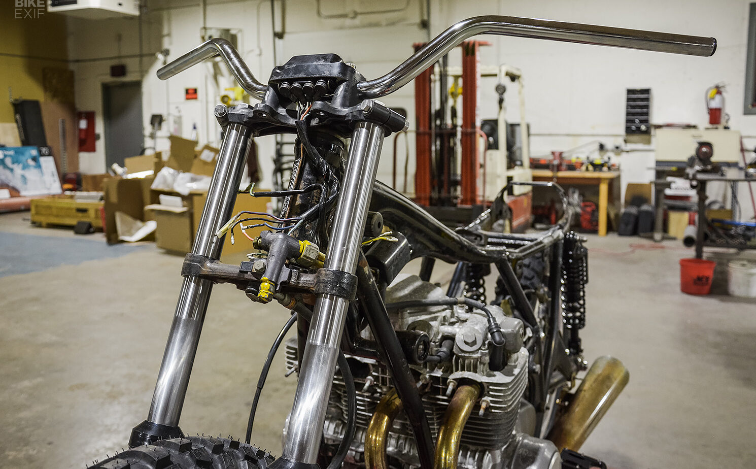 Rebuilding motorcycle forks