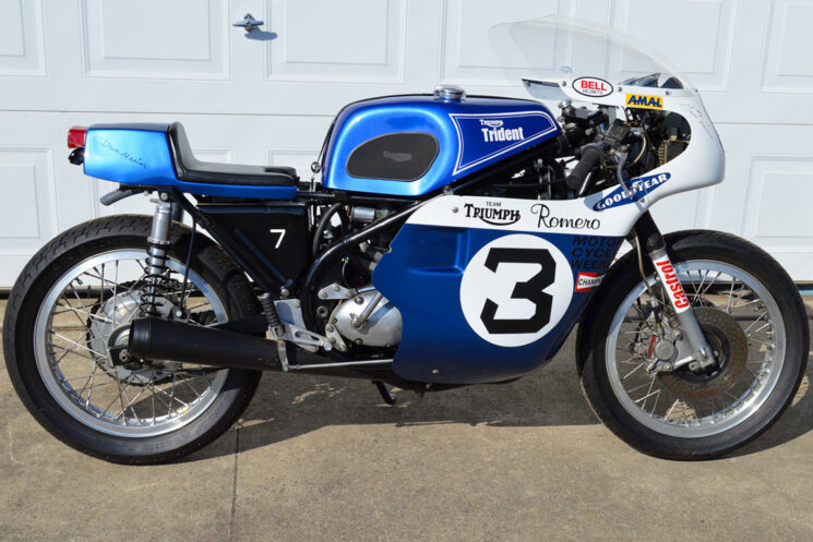 1969 Triumph Trident T150 Gene Romero Daytona replica