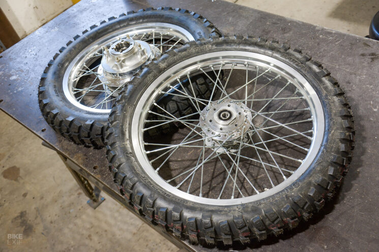 Replacing motorcycle wheel bearings with basic tools