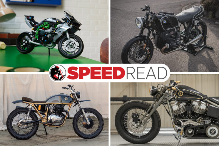 The latest custom motorcycles, bike auctions, and the new Lego Technic Kawasaki Ninja H2R