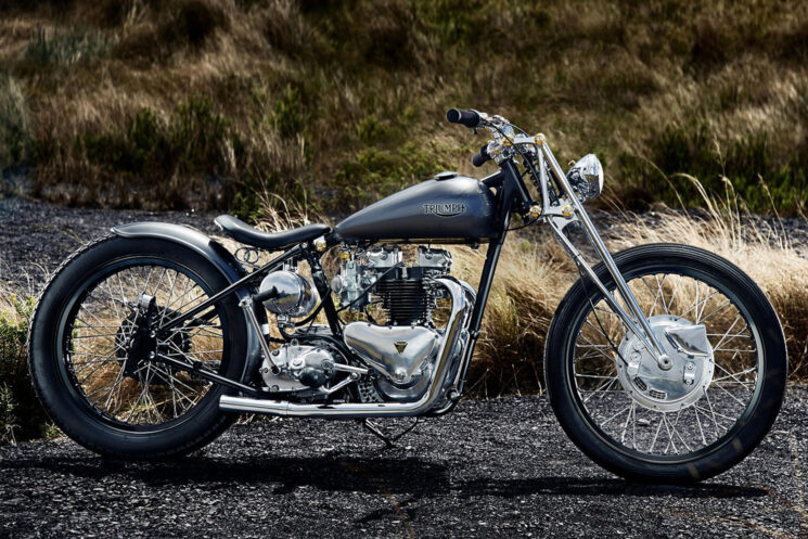 1949 Triumph Speed Twin bobber by Paul Berger