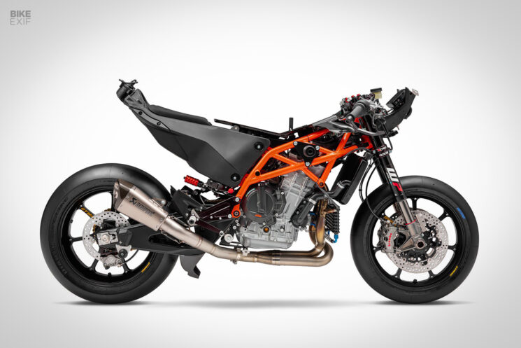 The limited edition 2024 KTM RC 8C race bike