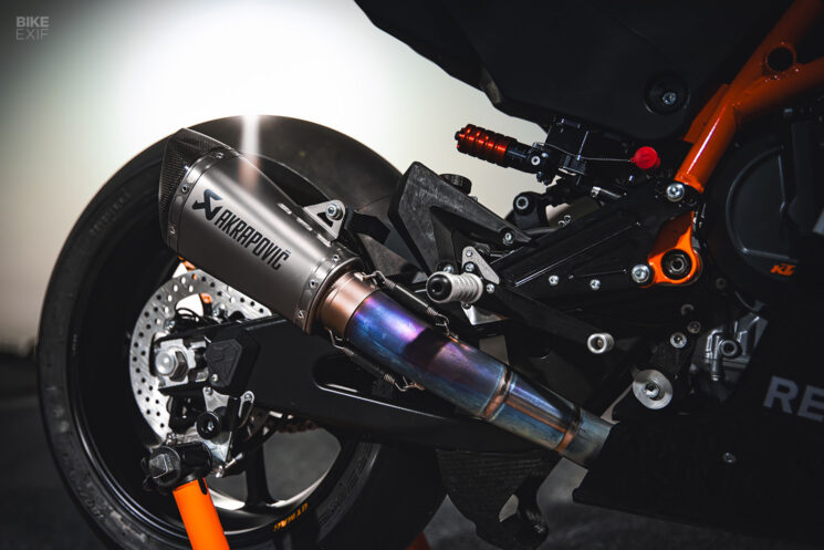 The limited edition 2024 KTM RC 8C race bike