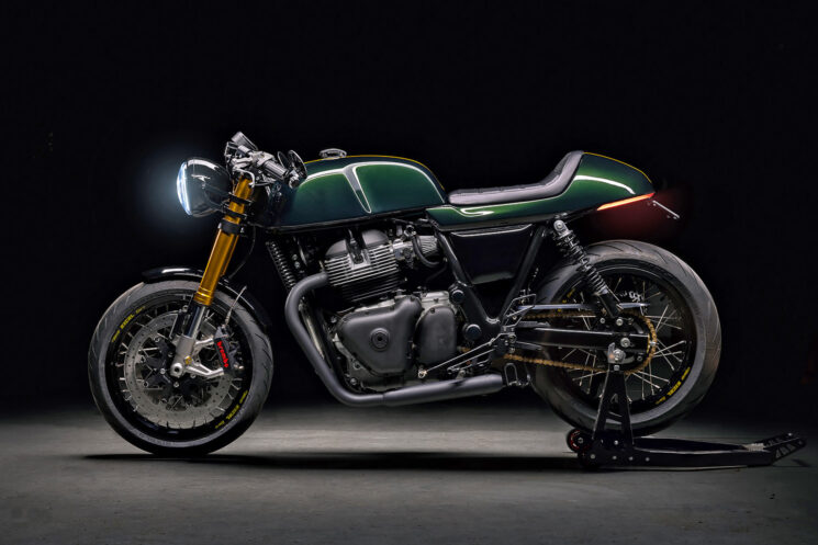 Royal Enfield Continental GT café racer by Skunk Machine