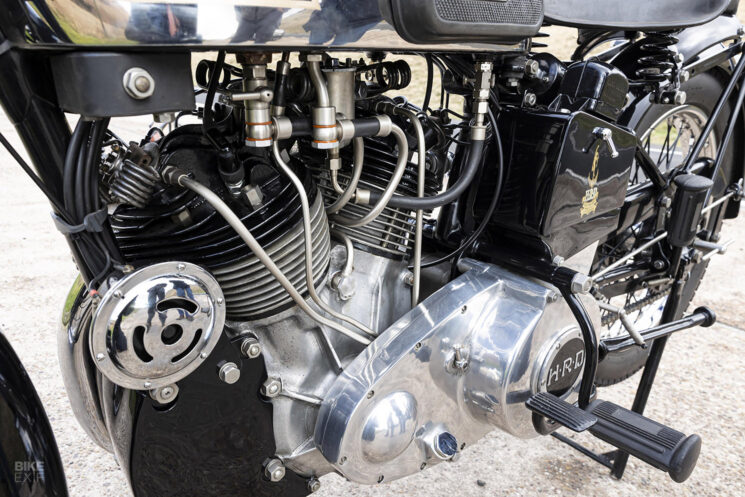 1938 Vincent Series-A Rapide Motorcycle Engine