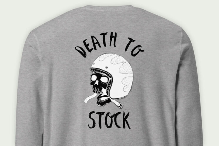 The new Bike EXIF 'Death to Stock' T-shirt