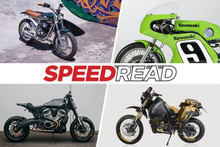 The latest custom motorcycles, classics, and auctions.