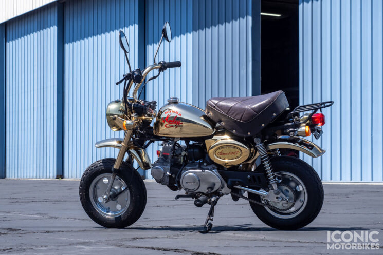 Honda Monkey Gold Edition at the iconic motorcycle auction