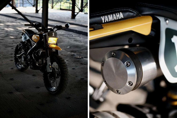 Garage Esquinita's Yamaha XSR155 scrambler