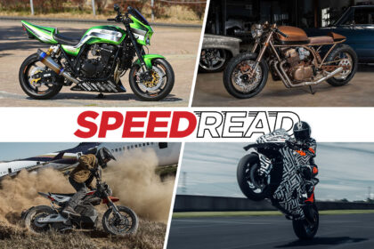 The latest motorcycle news, café racers, restomods, and race bikes