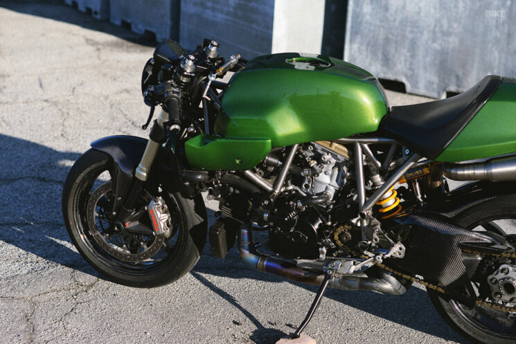 Ducati 1198 SportClassic hybrid café racer by Worthing Classics and Stradafab