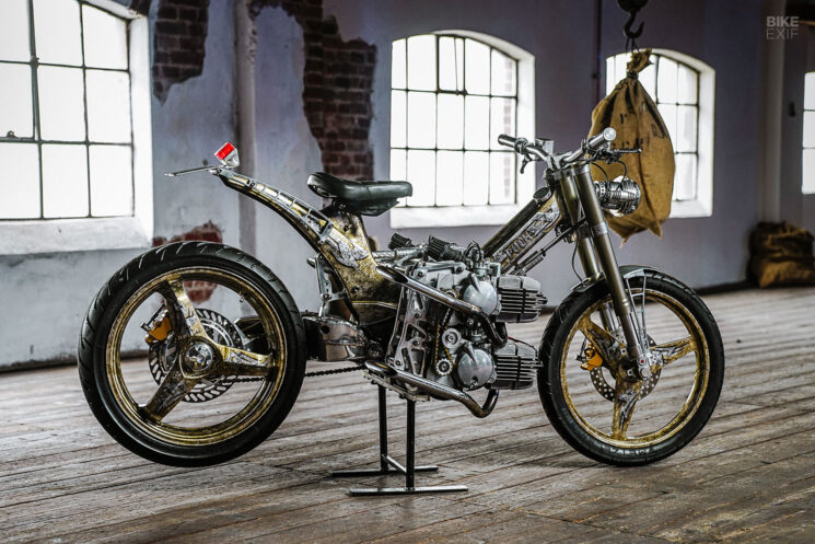 Custom 5-cylinder Puch motorcycle