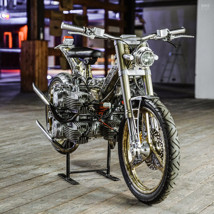 Custom Puch Maxi S 5-cylinder motorcycle