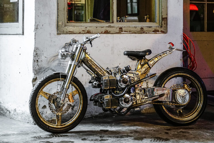 Custom Puch Maxi S 5-cylinder motorcycle