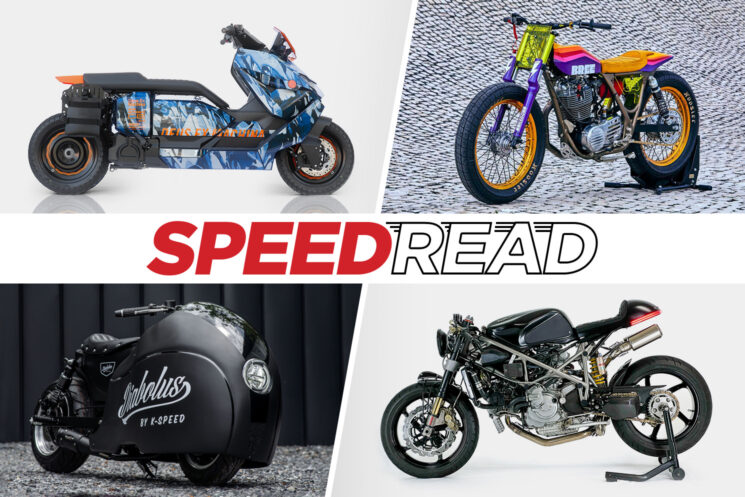 The latest café racers, flat trackers, and electric scooters.