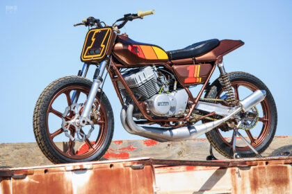 Yamaha RD400 street tracker by DubStyle Designs