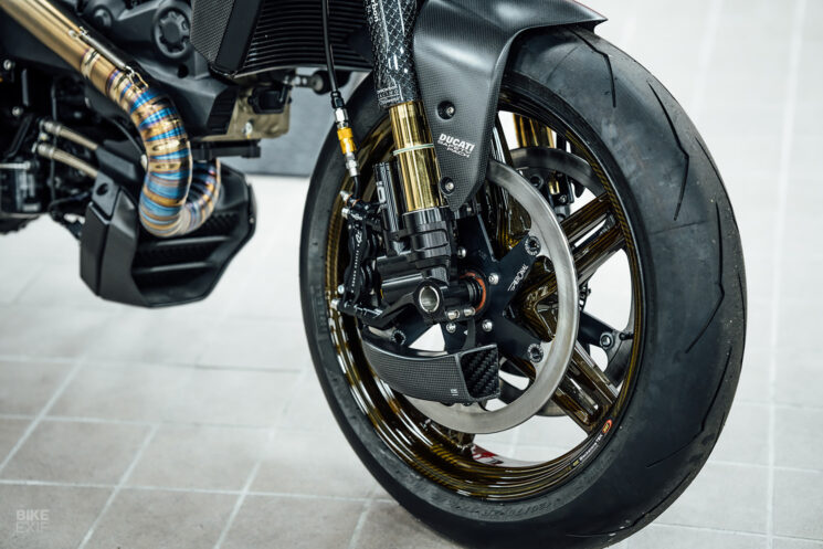 Rough Crafts Ducati Monster with carbon fiber wheels BST