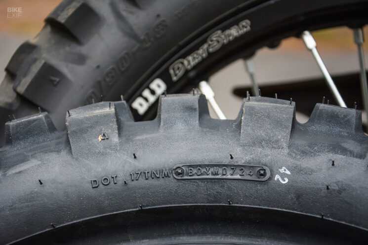 DOT tires for street-legal dual-sport bikes