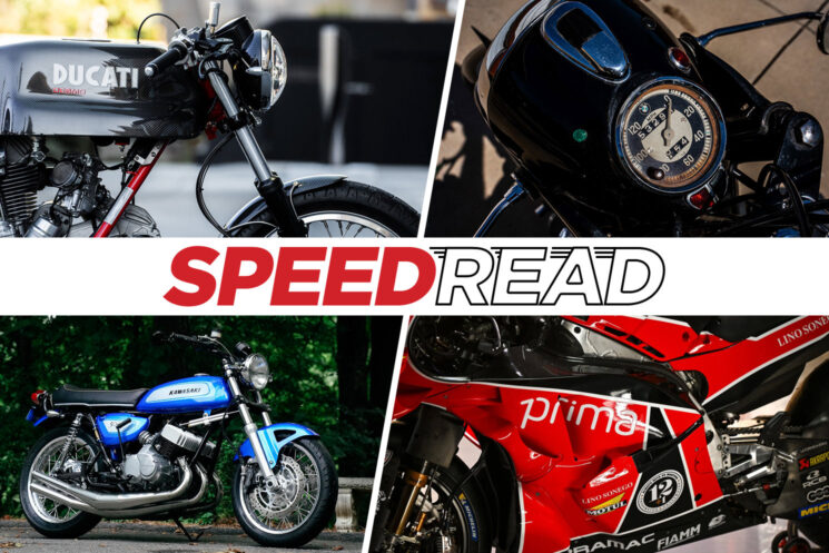 The latest cafe racers, restomods, classics and racing bikes.