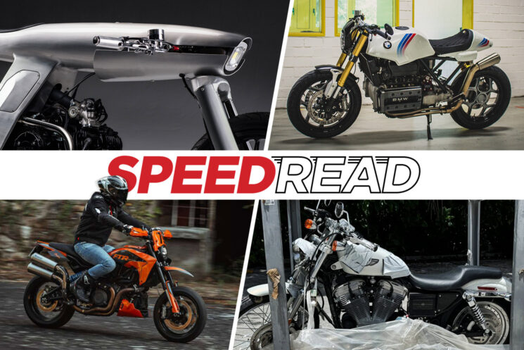 The latest concept motorcycles, café racers, customs, and classics.