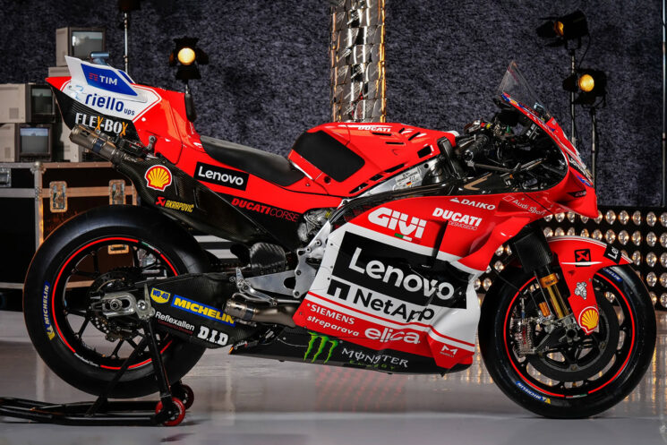 Ducati MotoGP 75th birthday livery